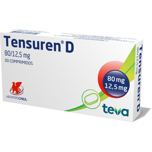 Tensuren-D 80 mg/12.5 mg x 30 Comprimidos, , large image number 0