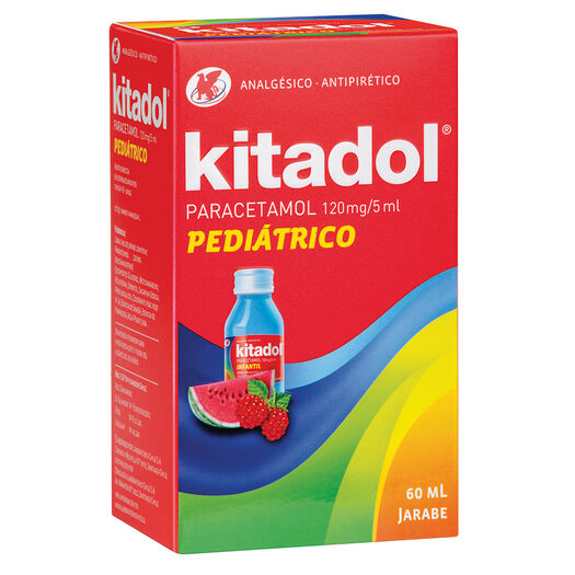 Kitadol 120 mg/5 mL x 60 mL Jarabe, , large image number 0