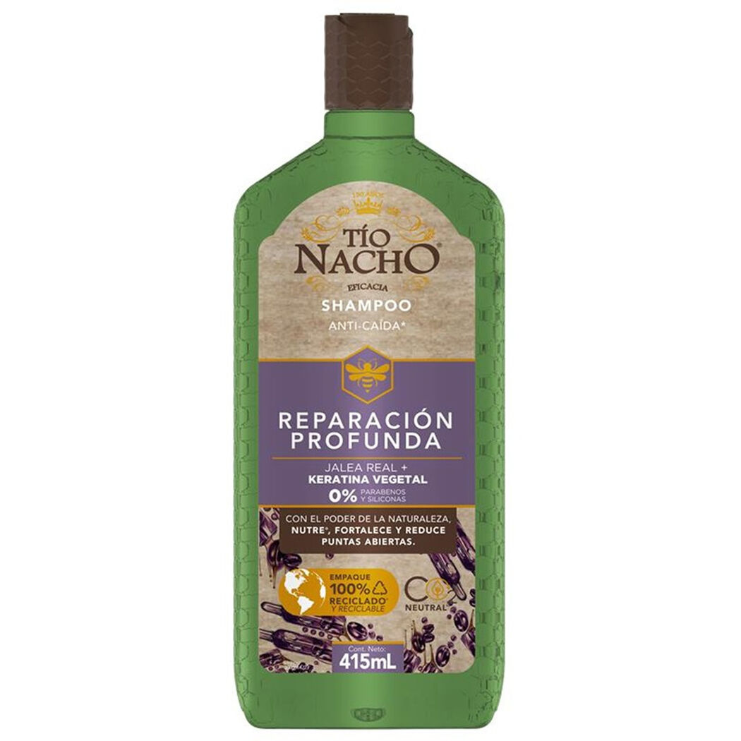Shampoo Tio Nacho Reparacion Profunda con Keratina 415ml, , large image number 0
