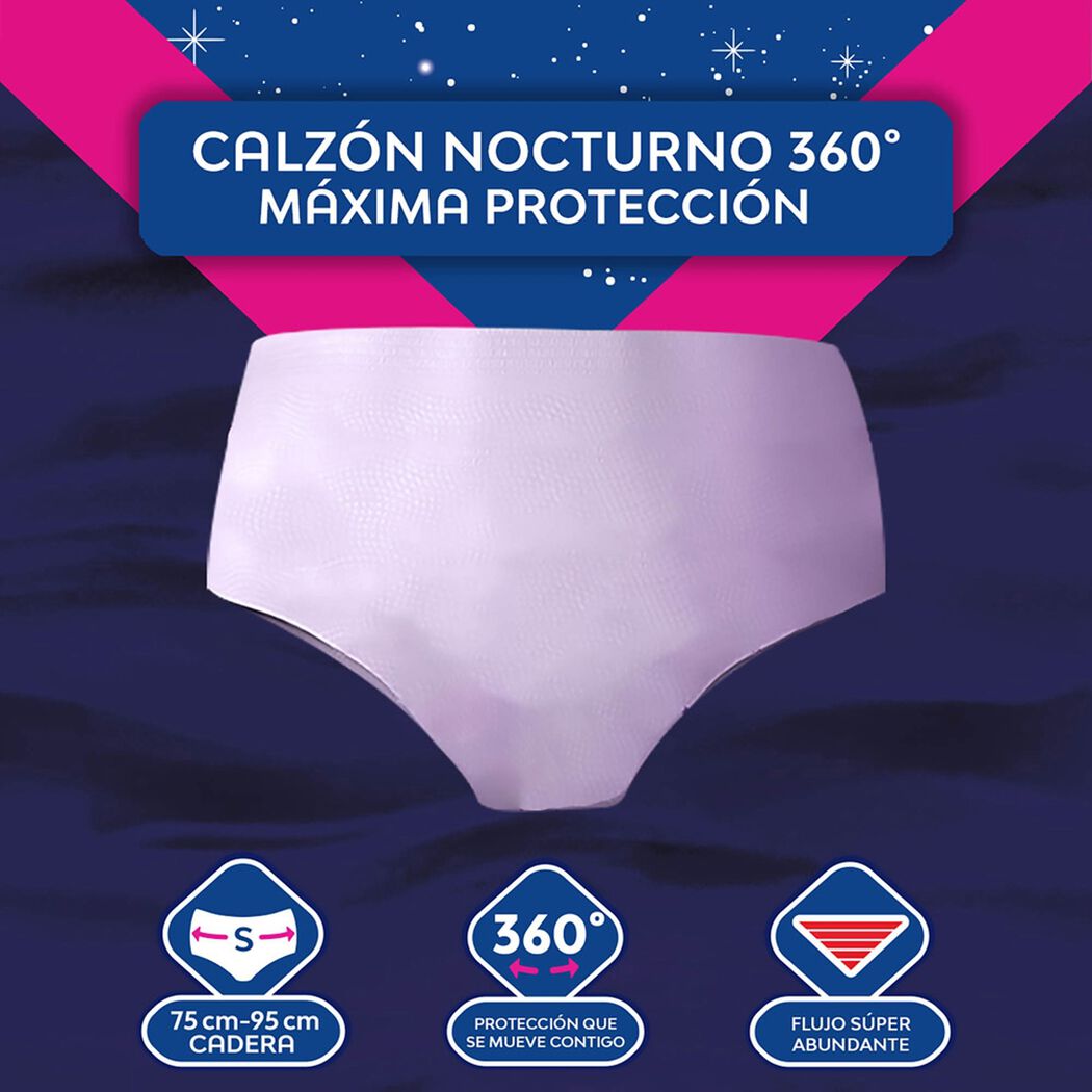 Calz&oacute;n Nocturno Nosotras Talla S 3 un, , large image number 2