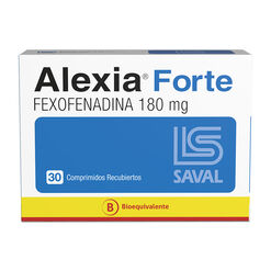 ALEXIA FORTE Fexofenadina clorhidrato 180 mg 30 comprimidos
