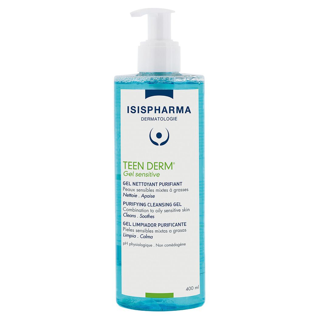 Teen Derm Gel Sensitive 400Ml, , large image number 0