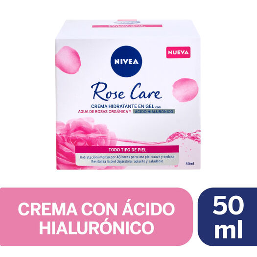 Crema facial NIVEA Rose Care en Gel 50ml, , large image number 0