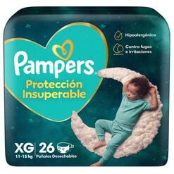 Pa&ntilde;al Pampers Protecci&oacute;n Insuperable Talla XG (11-15 kg) 26 Un