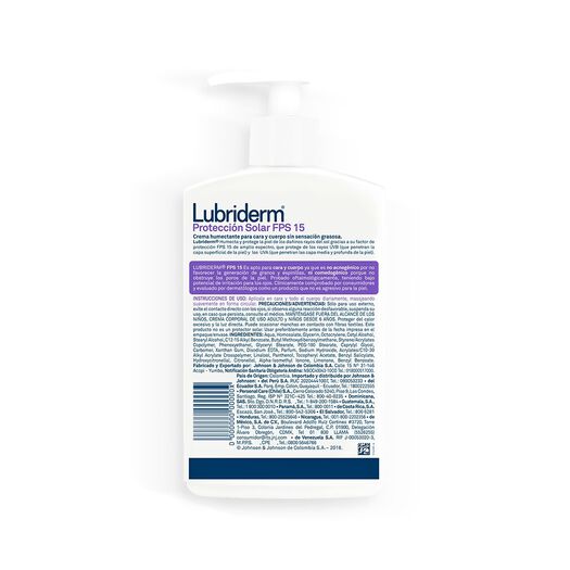 lubriderm® uv-15 protección solar x 750 ml, , large image number 2