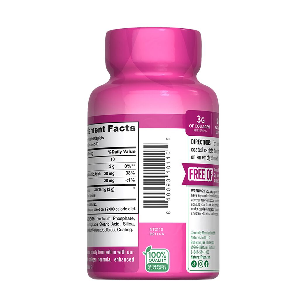 Ultra Col&aacute;geno Hidrolizado Tipo I & III con Vitamina C 90 C&aacute;psulas, , large image number 3