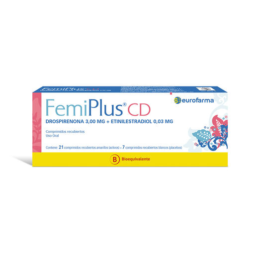 Femiplus CD 3/0,03 mg x 28 Comprimidos Recubiertos, , large image number 0