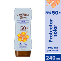 Protector Solar Hawaiian Tropic Ozono Loci&oacute;n FPS 50 240 mL