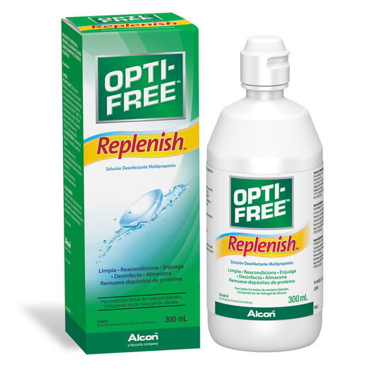 Opti-Free Replenish x 300 mL Solución, , large image number 0