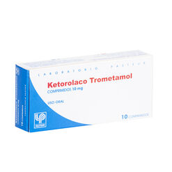Ketorolaco Trometamol 10 mg x 10 Comprimidos PASTEUR