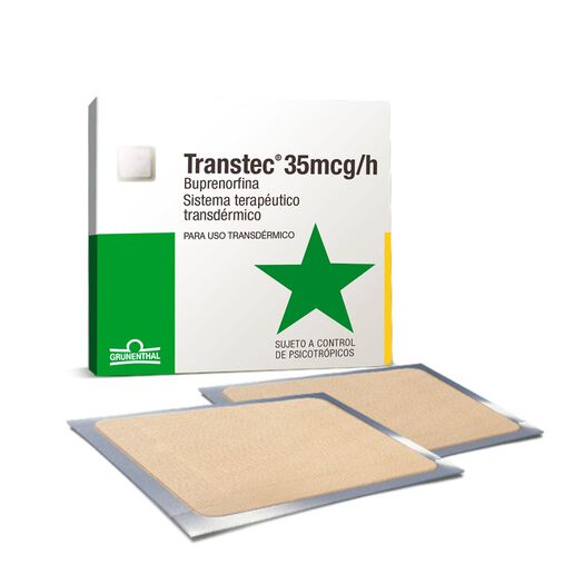 Transtec 35 mcg Caja 5 Parches, , large image number 0
