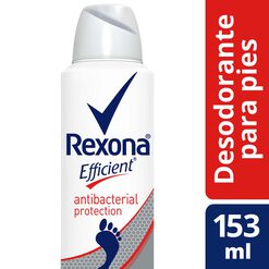 Rexona Desodorante Spray Para Pies Efficient Antibacterial x 153 mL