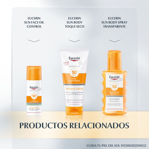 Eucerin Sun Oil Control Color Medio Toque Seco FPS50+ 50ml