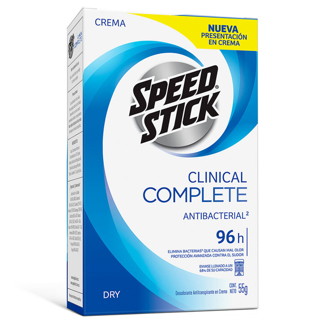 Desodorante en Barra Speed Stick Clinical Complete Dry 55 G, , large image number 2