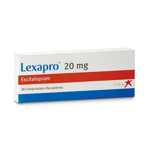 Lexapro 20 mg x 28 Comprimidos Recubiertos, , large image number 0