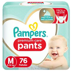 Pañales Pampers Pants Talla M 76 Un