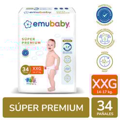 Pañales Emubaby Premium XXG 34 un
