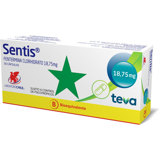 Sentis 18,75MG. Caja 30Cap, , large image number 0