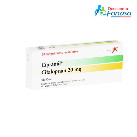 Cipramil 20 mg x 28 Comprimidos Recubiertos, , large image number 0