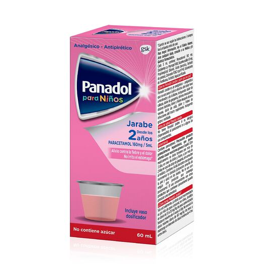 Panadol Niños 160mg/5ml Jarabe 60ml, , large image number 1