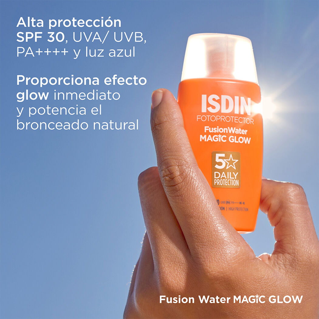 Protector Solar Isdin Fusion Water Magic Glow FPS 30 50 mL, , large image number 1