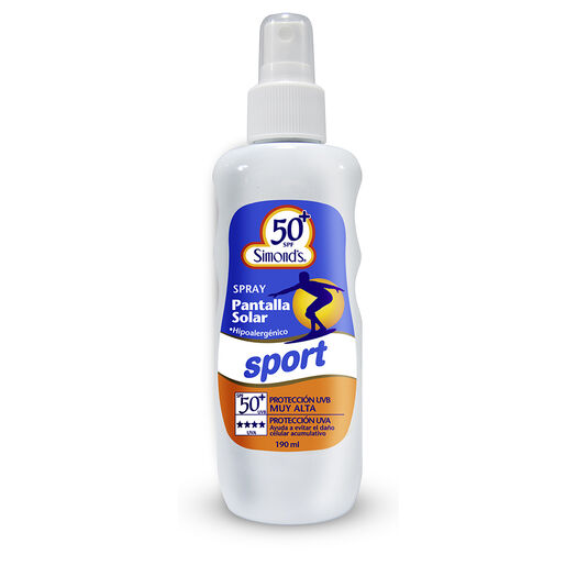 Simonds Protector Solar SPF 50 + Sport x 190 mL, , large image number 0