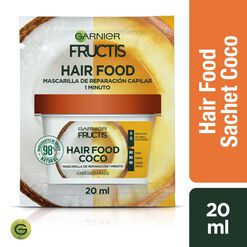 Fructis Mascarilla Hair Food Coco Sachet x 20 mL