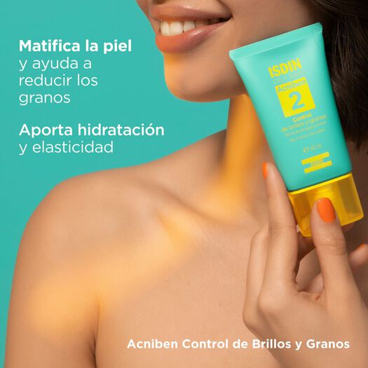 Isdin Gel Crema Acniben® Control De Brillos Y Granos x 40 mL, , large image number 1