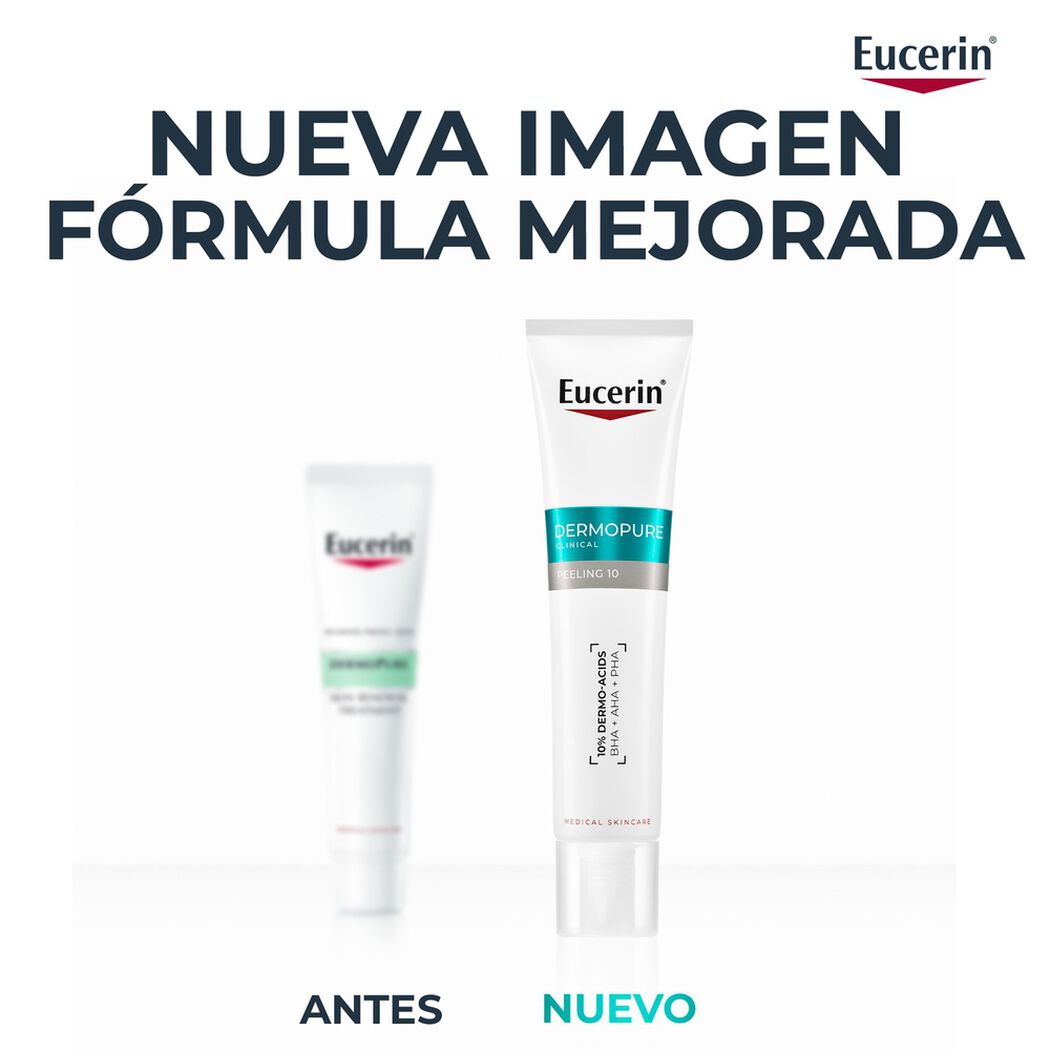 Eucerin Face Dermopure Peeling 10, Cuidado Renovador De Noche 40 ml, , large image number 2
