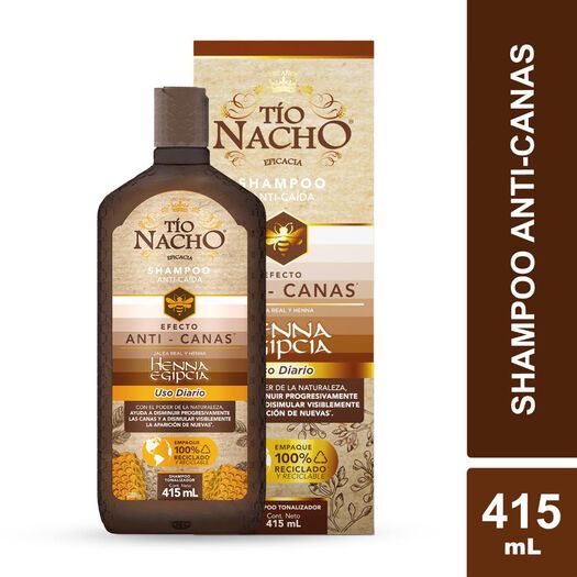 Shampoo Tio Nacho Anticanas Henna Egipcia 415 mL, , large image number 0