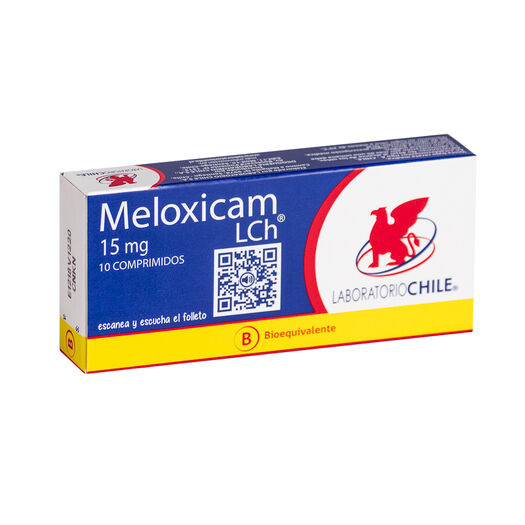 Meloxicam 15 mg x 10 Comprimidos CHILE, , large image number 0
