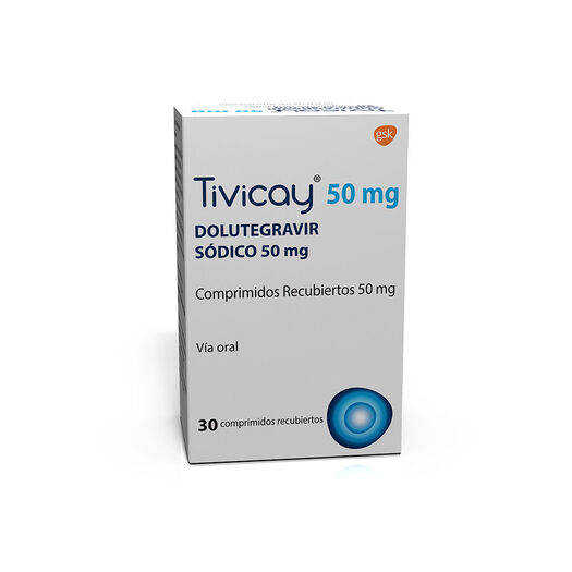 Tivicay 50 mg x 30 Comprimidos Recubiertos, , large image number 0