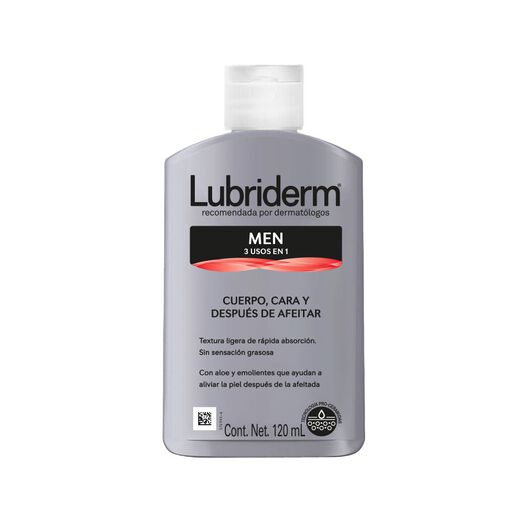 Crema Lubriderm Hombre 3 Usos En 1 120 mL, , large image number 0