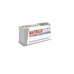 Natrilix SR 1.5 mg x 60 Comprimidos Recubiertos de Liberación Prolongada