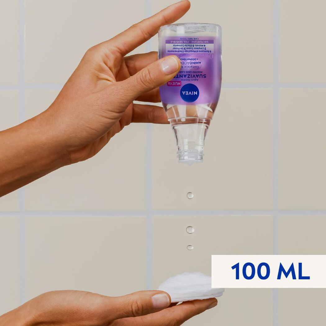 Agua Micelar Nivea Suavizante Piel Sensible 100 mL, , large image number 4