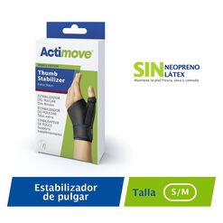 Estabilizador Actimove Pulgar Férula S/M Negro 1 un