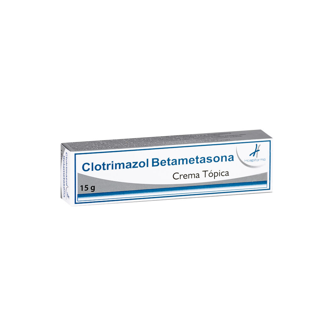Clotrimazol + Betametasona x 15 g Crema Tópica HOSPIFARMA CHILE LTD, , large image number 0