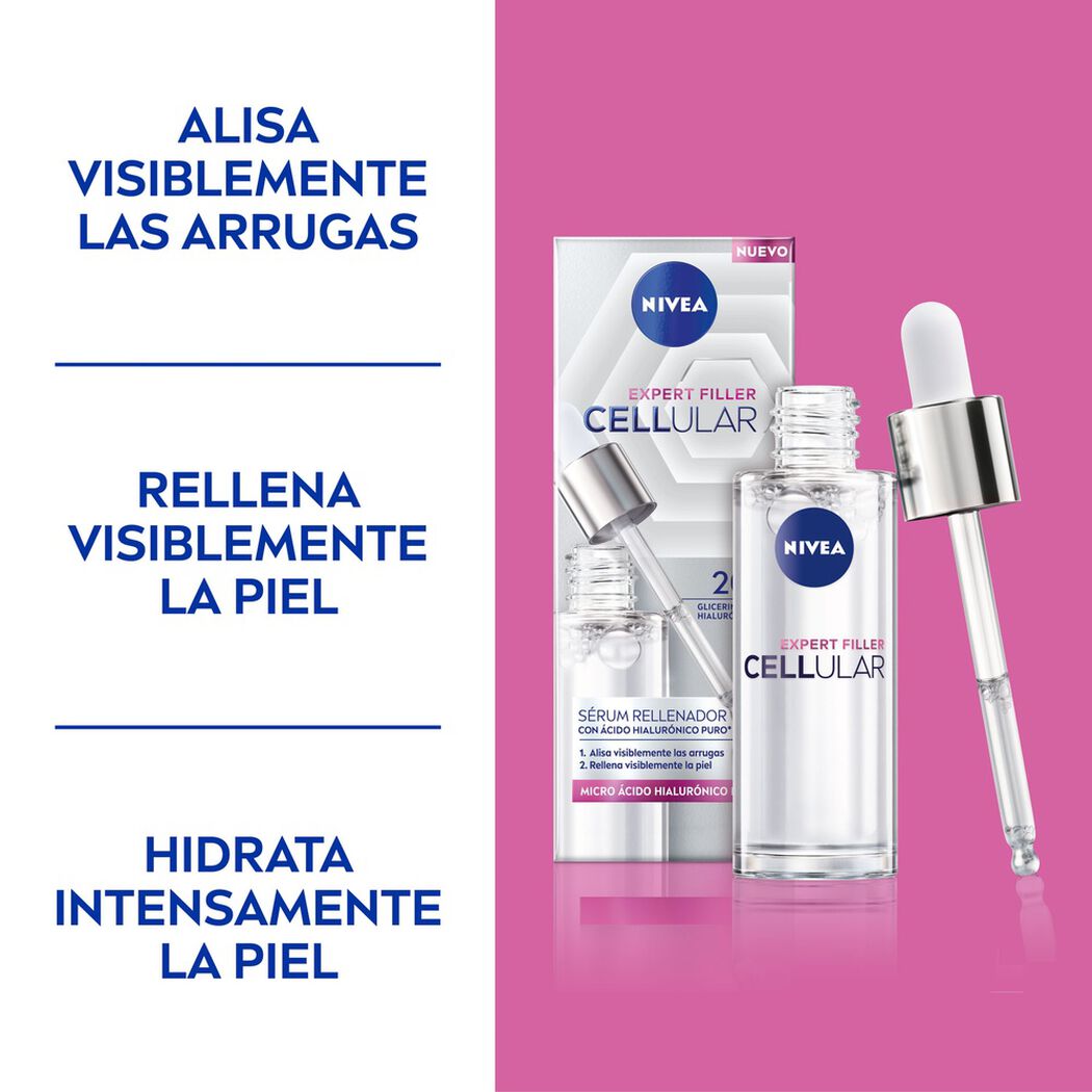 Serum Facial Nivea Cellular Filler Antiarrugas 30 ml, , large image number 2