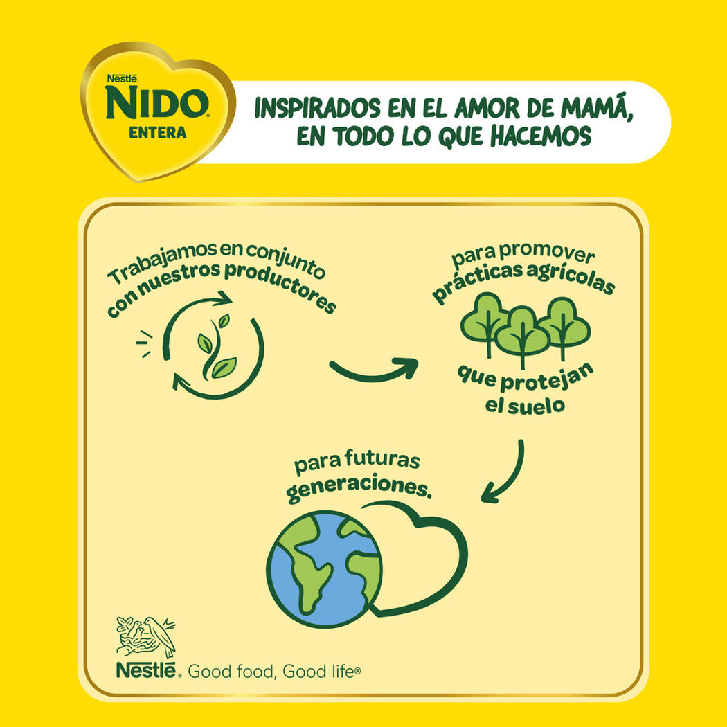 Leche en Polvo Nido Entera 800g , , large image number 4