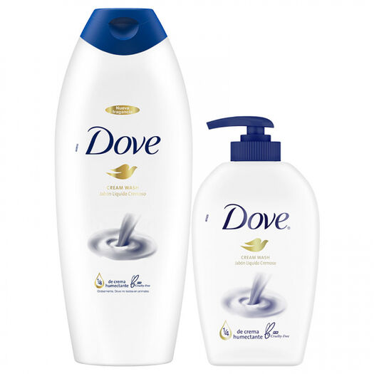 Dove Jabón líquido original 2unid. de 700ml y 250ml, , large image number 1