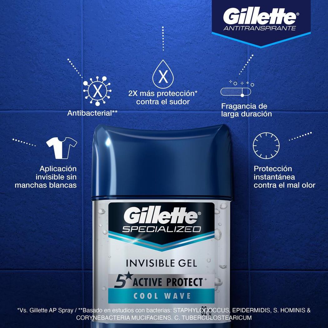 Desodorante Gel GilletA/S CWave 82 Gr,, , large image number 1