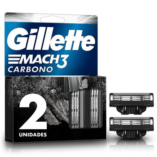 Repuesto Maquina Mach 3 Charcoal 2 Un., , large image number 0