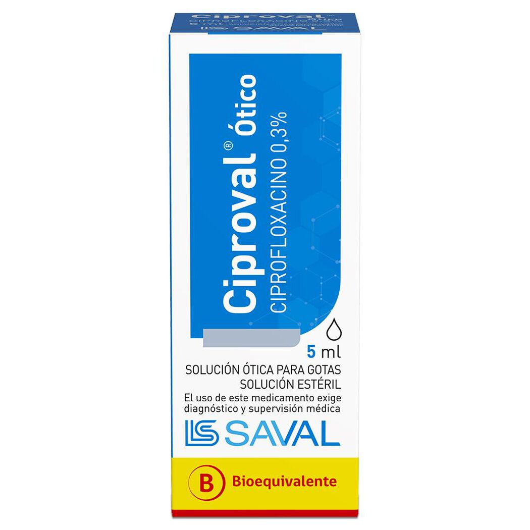 Ciproval 0,3 % x 5 mL Solución Para Gotas Oticas, , large image number 1
