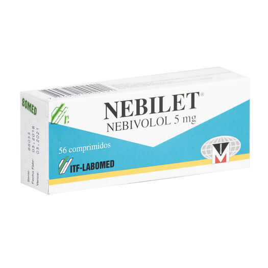 Nebilet 5 mg x 56 Comprimidos, , large image number 0