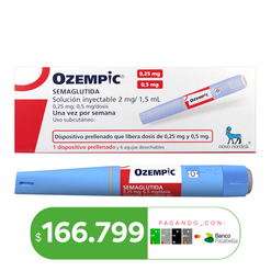 Ozempic 2 mg/1.5 ml x 1 Jeringa Prellenada