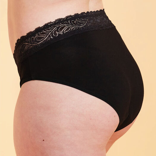 Calzón Menstrual Bloodygreen High Waist Flujo Moderaro Xxl, , large image number 1