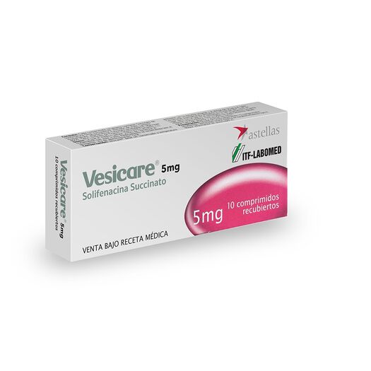 Vesicare 5 mg x 10 Comprimidos Recubiertos, , large image number 0