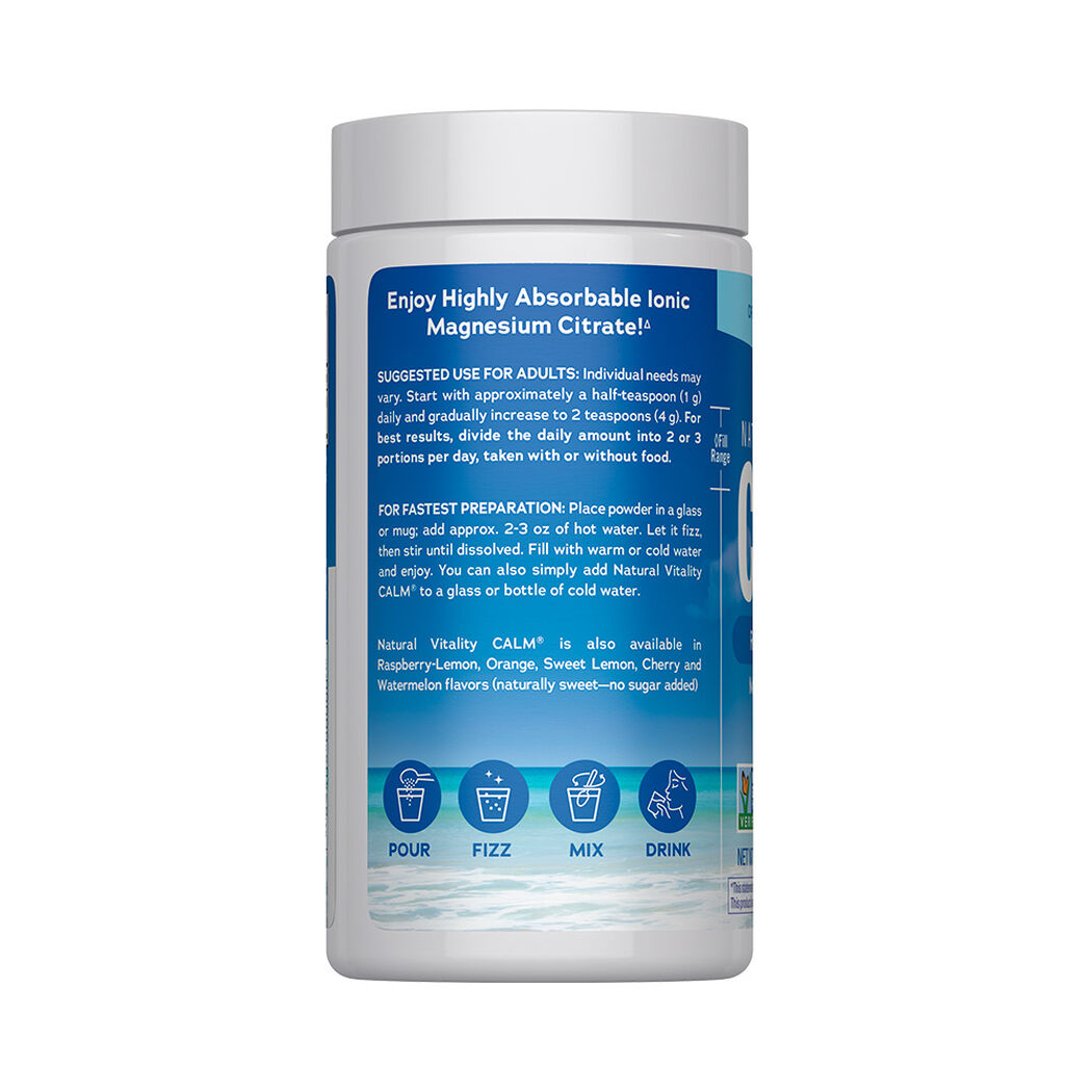 Natural Vitality Calm Magnesio en Polvo Sin Sabor 113g, , large image number 3