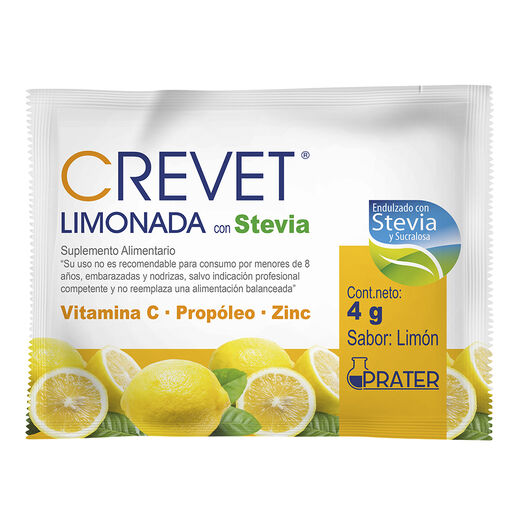 CREVET LIMONADA CALIENTE VITAMINA C 500MG 1 SOBRE, , large image number 0