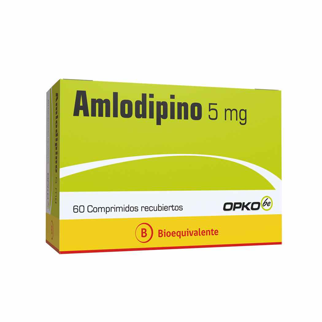 Amlodipino 5 Mg Caja 60 Comprimidos Recubiertos, , large image number 0